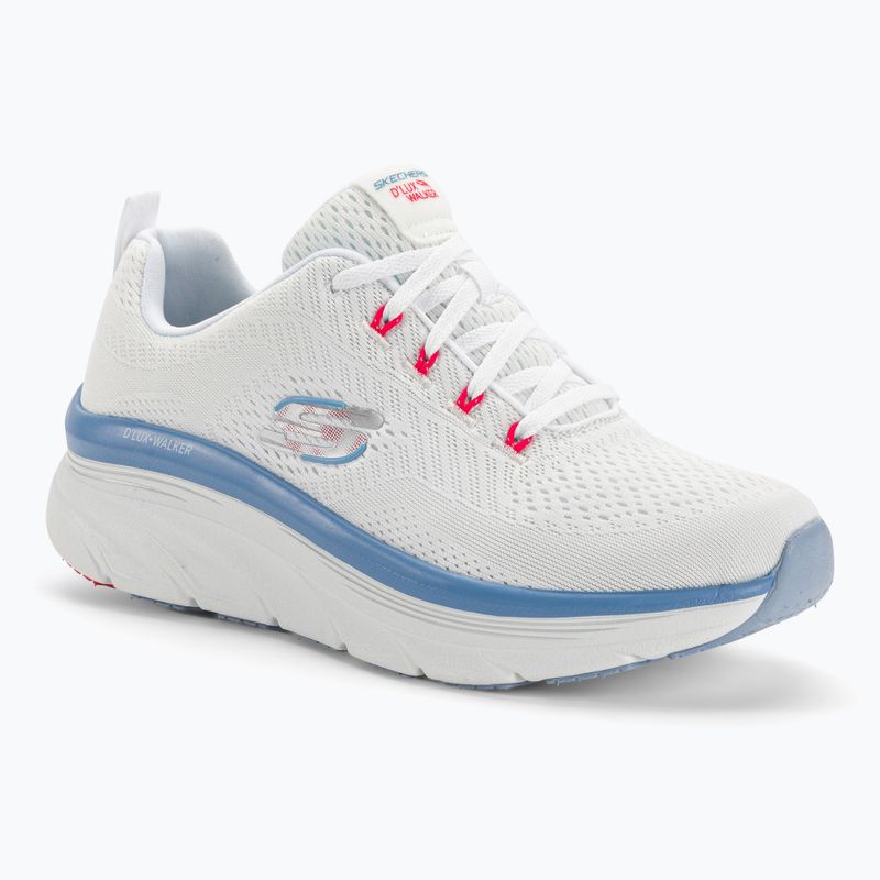 Scarpe SKECHERS da donna D'Lux Walker Let It Glow bianco/rosa/blu