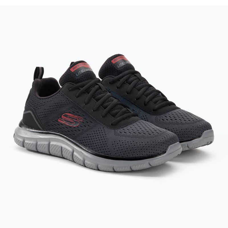 SKECHERS Track Ripkent nero/carbone scarpe da uomo 5