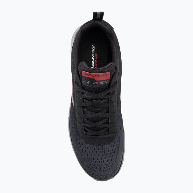 SKECHERS Track Ripkent nero/carbone scarpe da uomo 7
