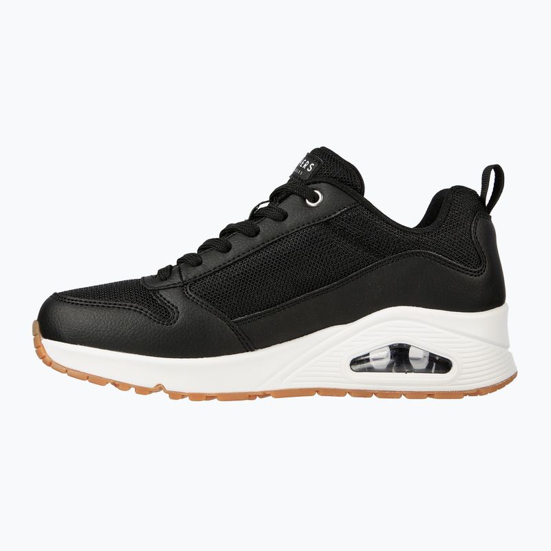 SKECHERS Uno Inside Matters scarpe da donna nero/bianco/mesh 9