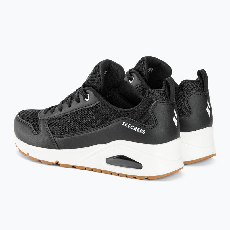 SKECHERS Uno Inside Matters scarpe da donna nero/bianco/mesh 4