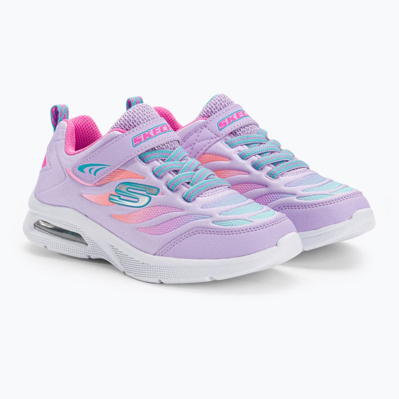 SKECHERS Microspec Max Airy Colore lavanda/multi scarpe da bambino 4