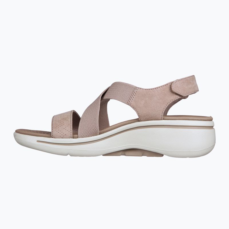 SKECHERS Go Walk Arch Fit Sandal donna Treasured taupe 10