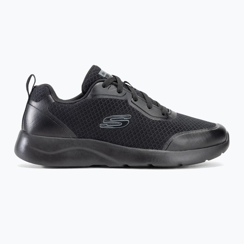 SKECHERS scarpe da uomo Dynamight 2.0 Nero pieno 2