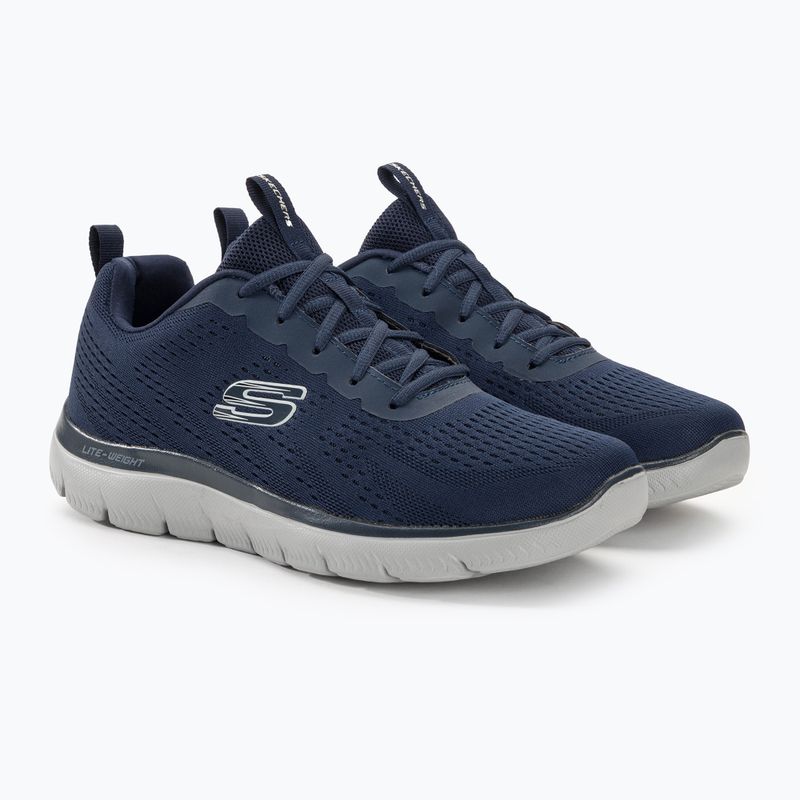 Scarpe SKECHERS Summits Torre da uomo grigio/marino 4