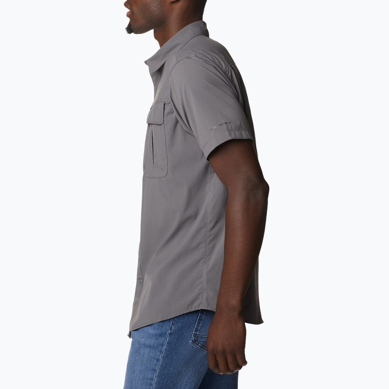 Columbia Newton Ridge II - Camicia da uomo grigio città 3