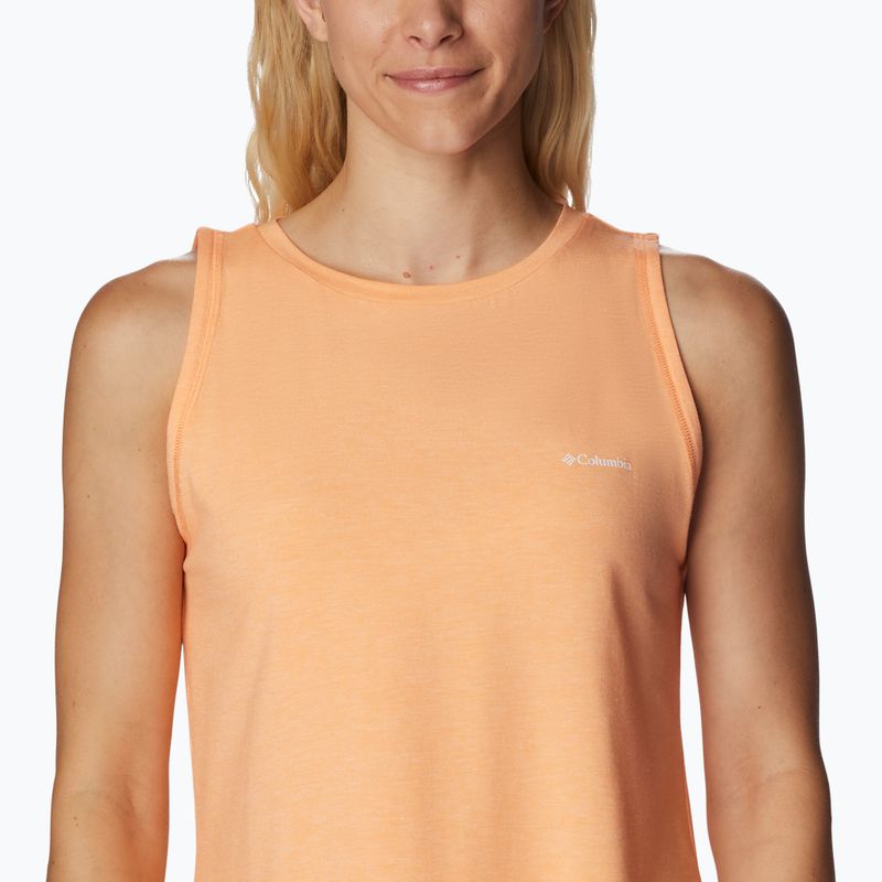 Columbia Sun Trek Tank donna, maglia da trekking in erica pesca 5
