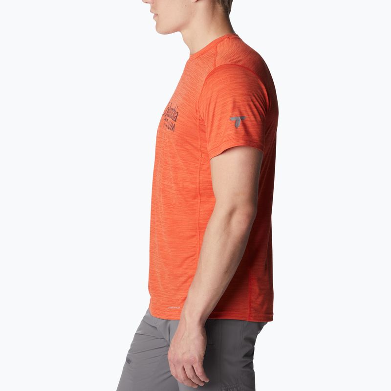 Columbia uomo Titan Pass Graphic spicy/csc titanium graphic trekking shirt 3