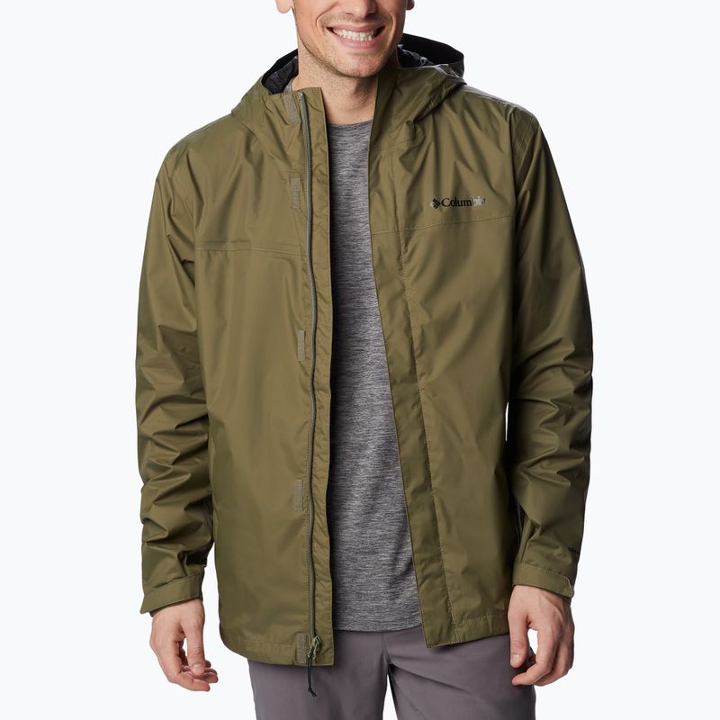 Giacca da pioggia Columbia Watertight II da uomo verde pietra 2