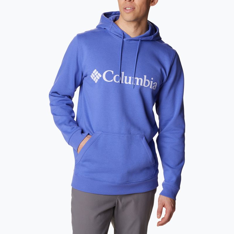 Felpa da uomo Columbia CSC Basic Logo II Hoodie purple lotus/csc branded logo