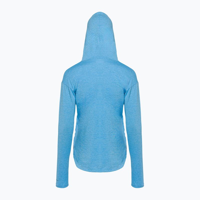 Felpa donna Columbia Sun Trek EU Pullover con cappuccio vista blue heather trekking 7