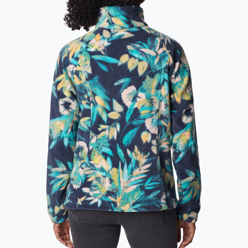Felpa Columbia Benton Springs Printed Fleece donna acqua brillante/wisteriana 2