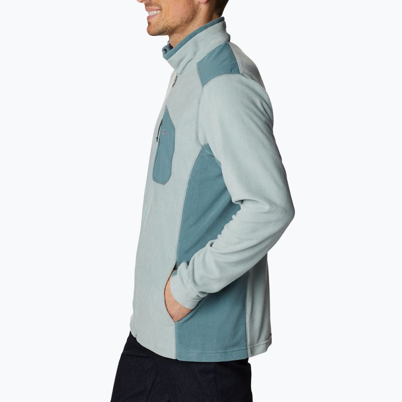 Felpa da trekking Columbia Klamath Range Full Zip uomo niagara/metal 4