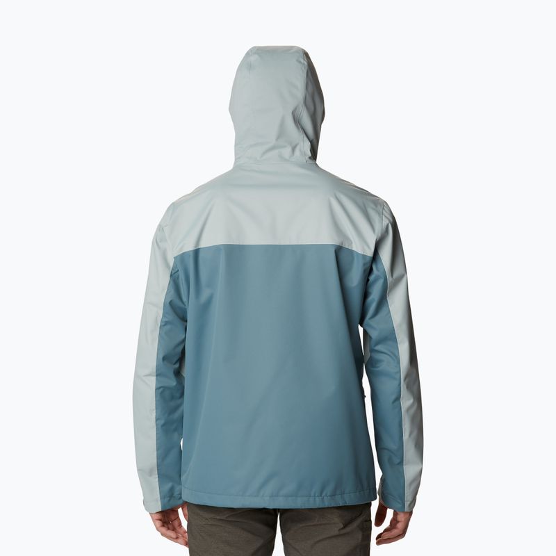 Giacca impermeabile Columbia Hikebound niagara/metal da uomo 2