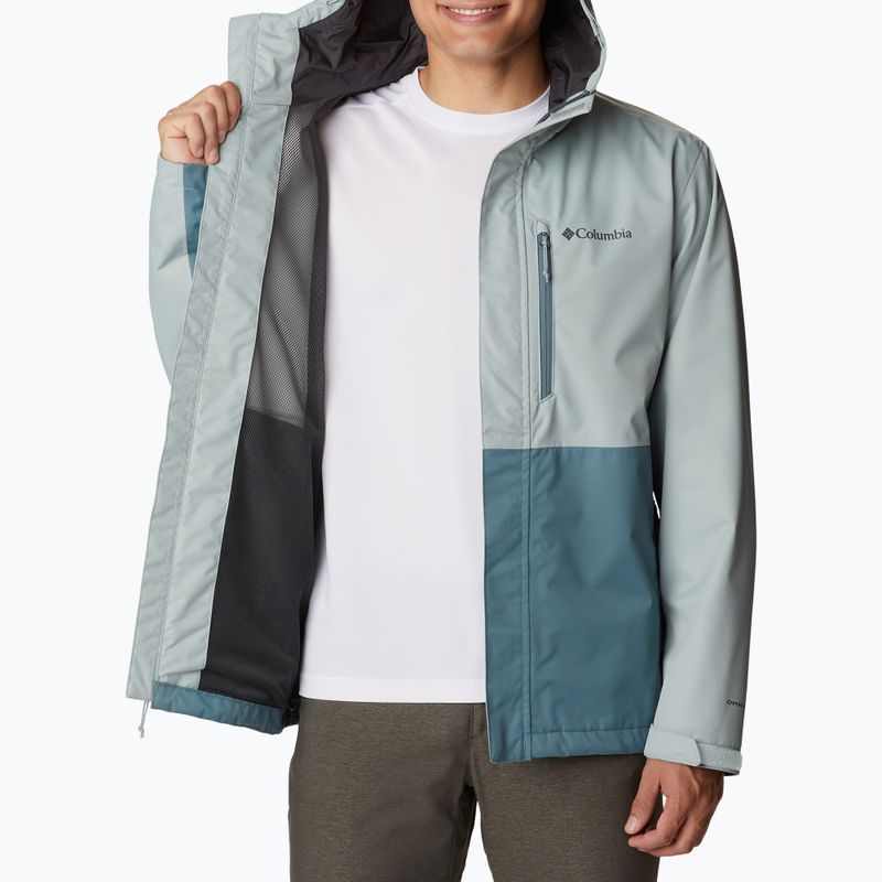 Giacca impermeabile Columbia Hikebound niagara/metal da uomo 4