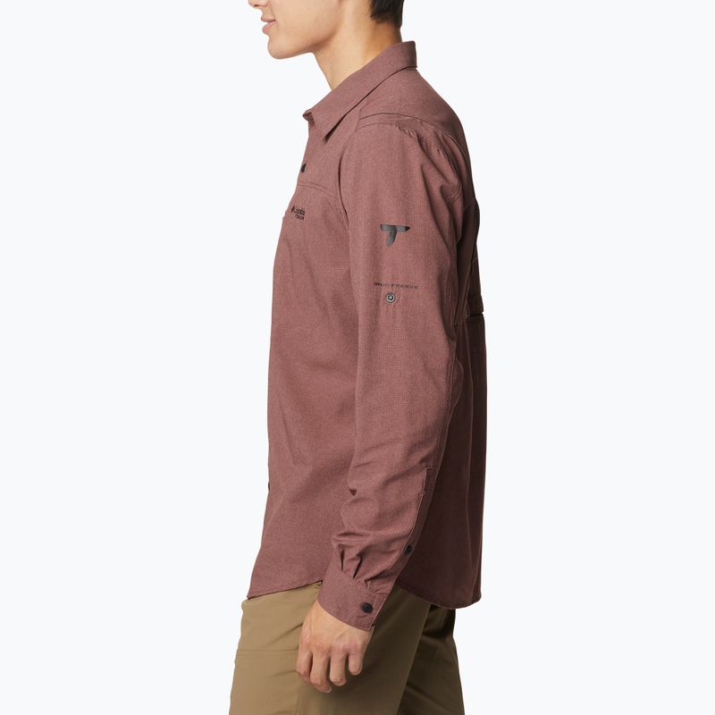 Columbia Titan Pass 2.0 camicia da uomo Irco light raisin 4
