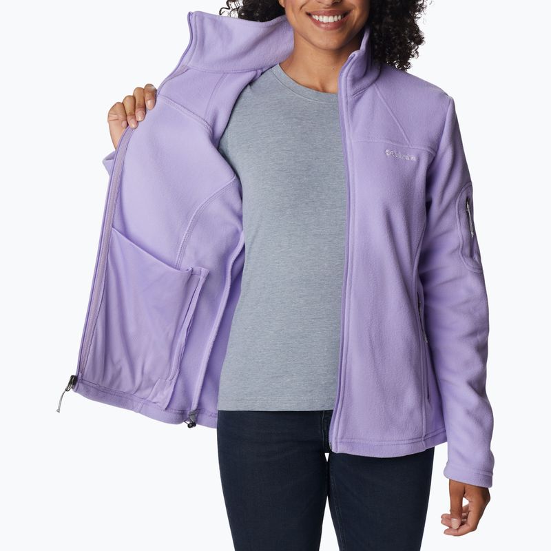 Felpa in pile Columbia Fast Trek II donna, viola smerigliato 7