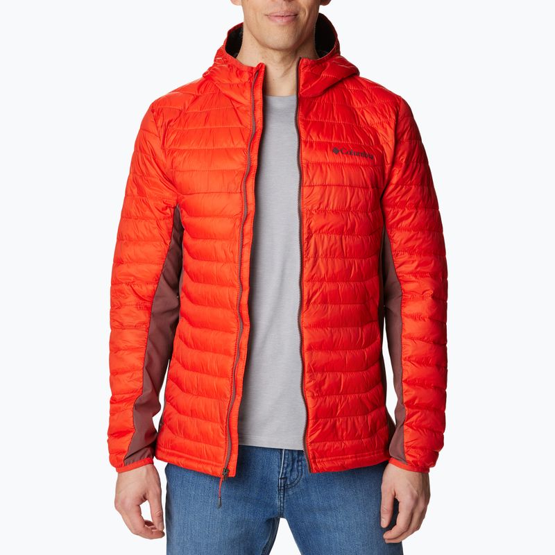 Columbia Powder Pass Giacca ibrida da uomo con cappuccio, speziata e leggera uvetta 3