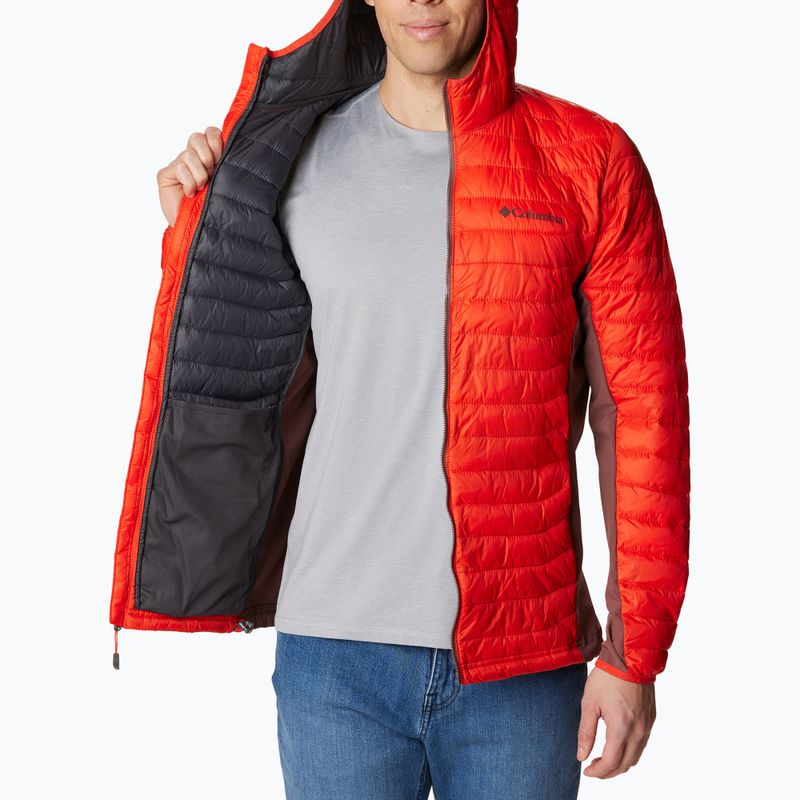 Columbia Powder Pass Giacca ibrida da uomo con cappuccio, speziata e leggera uvetta 5