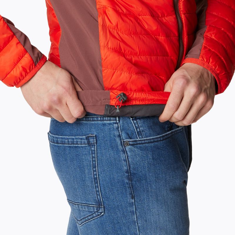 Columbia Powder Pass Giacca ibrida da uomo con cappuccio, speziata e leggera uvetta 7
