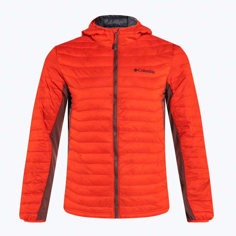 Columbia Powder Pass Giacca ibrida da uomo con cappuccio, speziata e leggera uvetta 8