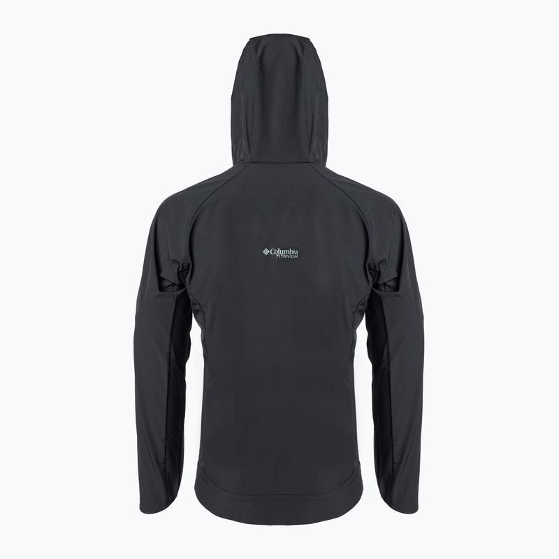 Giacca Columbia Platinum Peak Softshell uomo nero 2