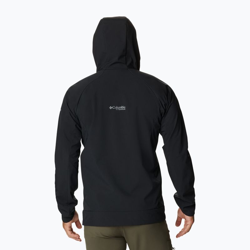 Giacca Columbia Platinum Peak Softshell uomo nero 5