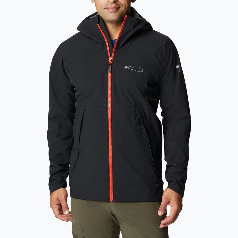 Giacca Columbia Platinum Peak Softshell uomo nero 6