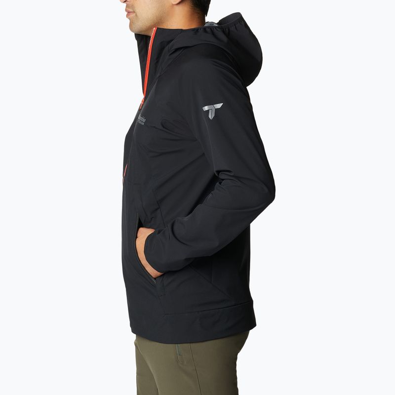 Giacca Columbia Platinum Peak Softshell uomo nero 7