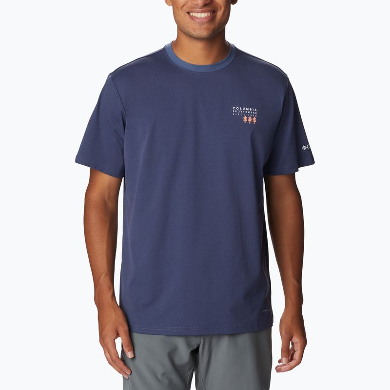 Columbia Legend Trail dark mountain/csc washed pines maglia da trekking da uomo grafica