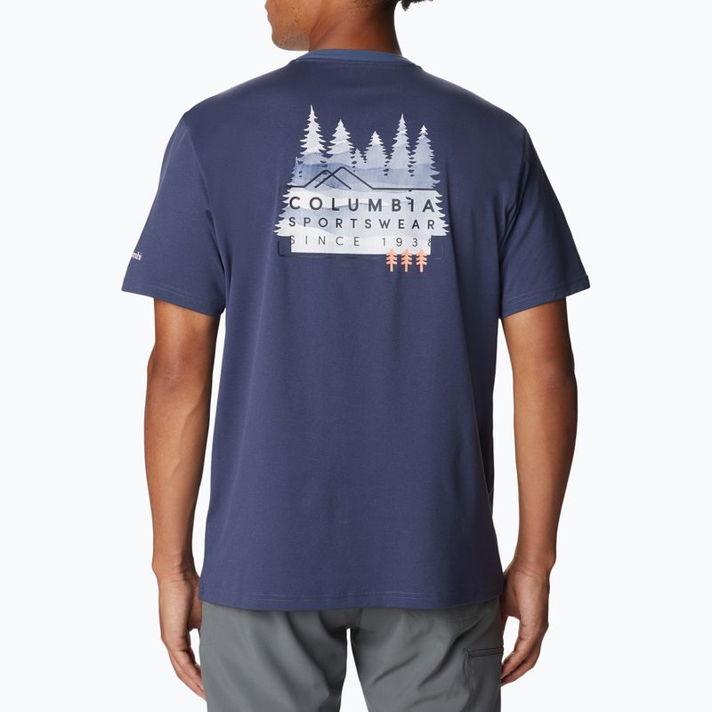 Columbia Legend Trail dark mountain/csc washed pines maglia da trekking da uomo grafica 2