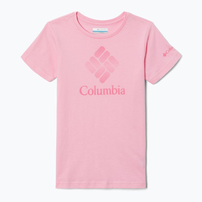 Columbia Mission Lake Graphic rosa selvatica/csc a bande sovrapposte da trekking per bambini