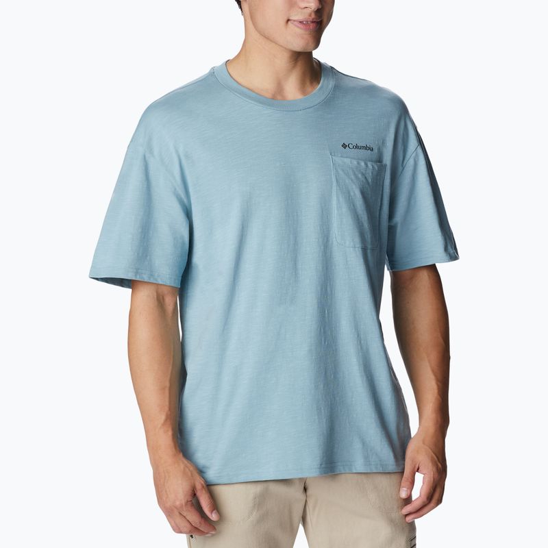 Columbia Break It Down - camicia da trekking da uomo blu pietra 2