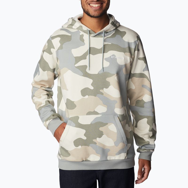 Felpa Columbia da uomo con logo stampato niagara mod camo trekking