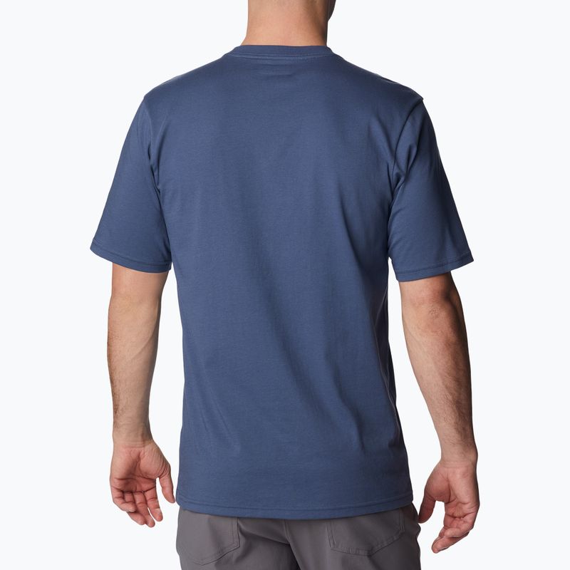 Columbia CSC Basic Logo maglia da trekking da uomo con grafica dark mountain/csc 2