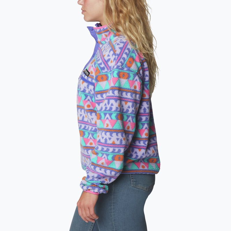 Columbia Helvetia Cropped 1/2 viola loto/coperta da campeggio felpa trekking donna 3