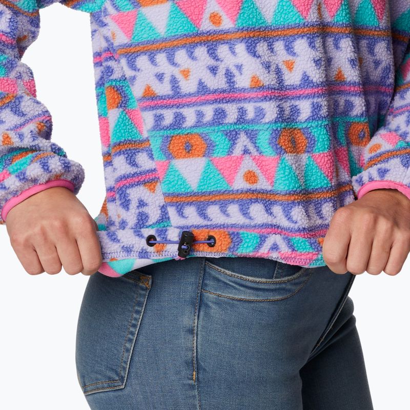 Columbia Helvetia Cropped 1/2 viola loto/coperta da campeggio felpa trekking donna 5