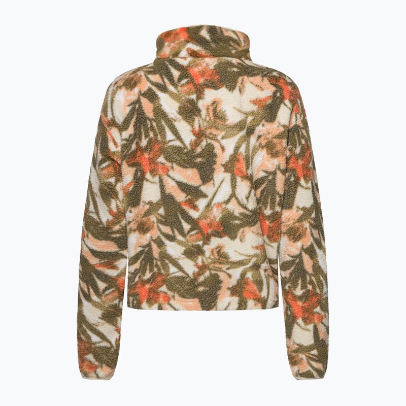 Columbia Helvetia Cropped 1/2 felpa da trekking da donna in gesso/floricoltura 2