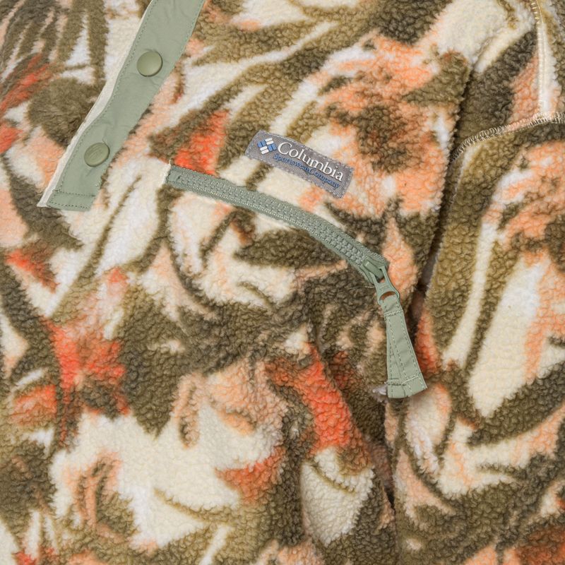 Columbia Helvetia Cropped 1/2 felpa da trekking da donna in gesso/floricoltura 3