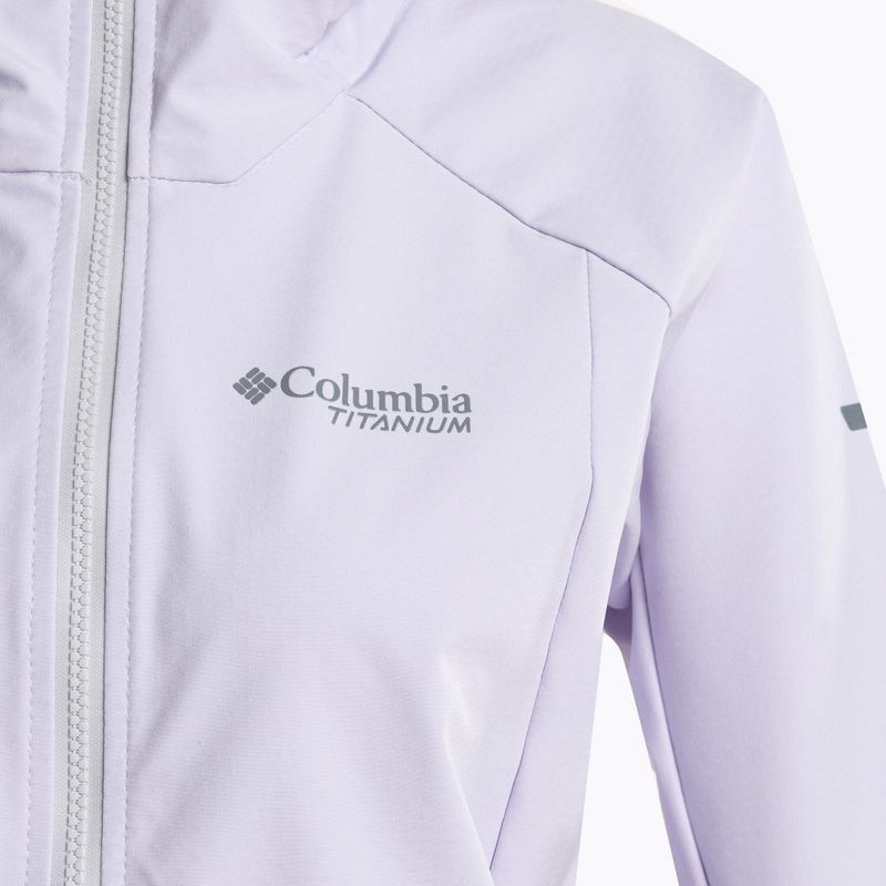 Giacca Columbia Platinum Peak Softshell donna tinta viola 10