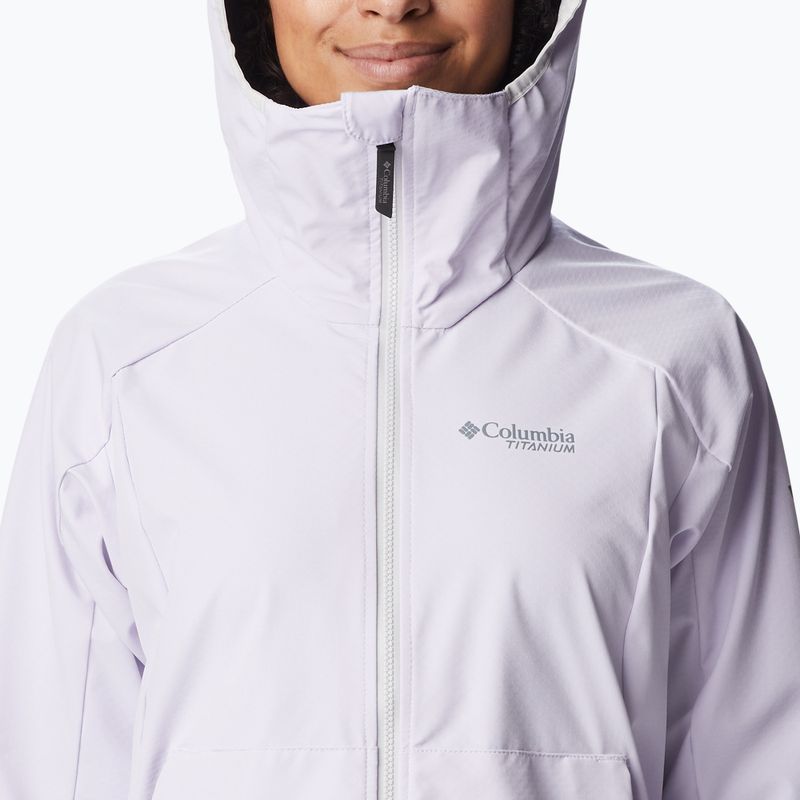 Giacca Columbia Platinum Peak Softshell donna tinta viola 6