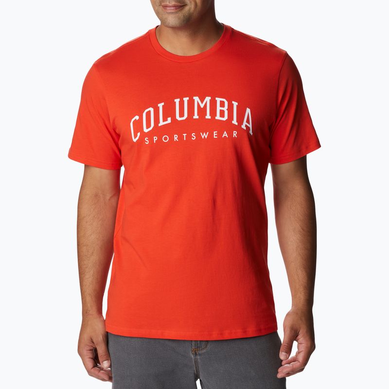 Columbia Rockaway River Graphic spicy/csc varsity arch graphic maglia da trekking da uomo