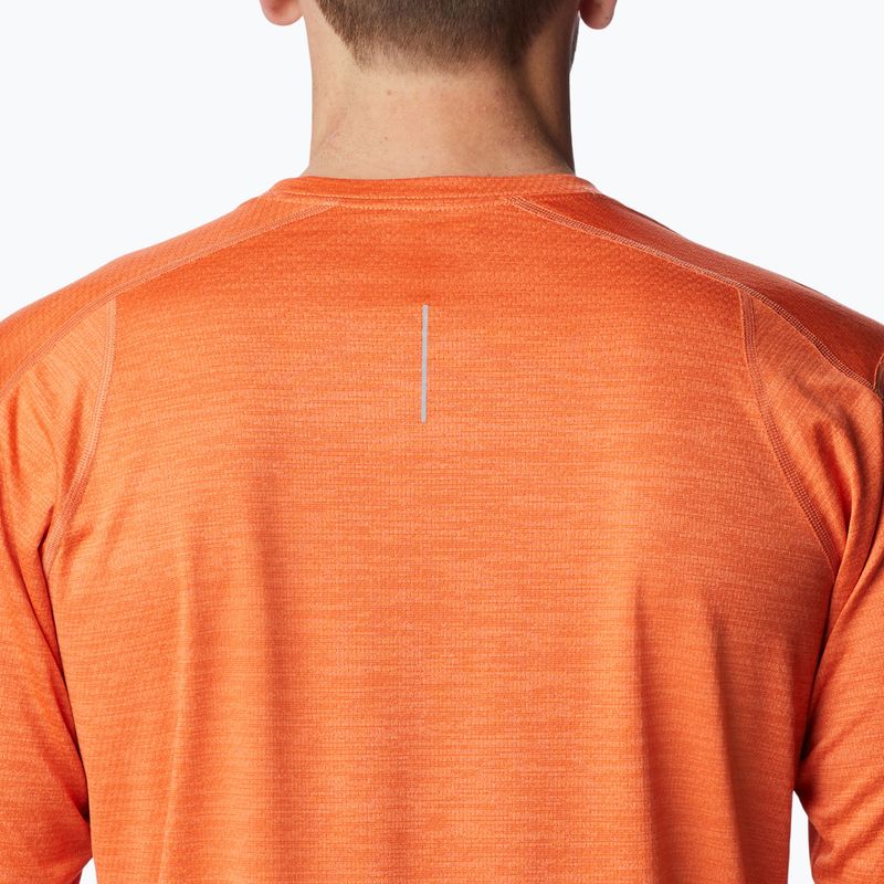 Uomo Columbia Alpine Chill Zero desert orange heather trekking longsleeve 5