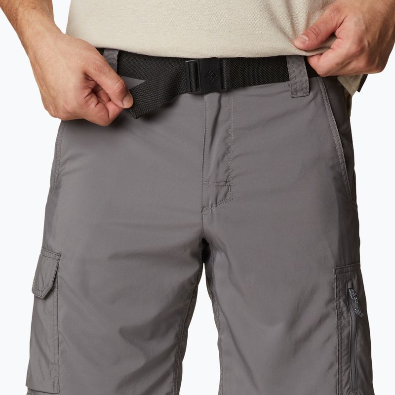 Pantaloncini da trekking Columbia Silver Ridge Utility Cargo city grey uomo 4