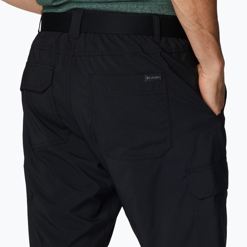 Columbia Silver Ridge Utility Cargo - Pantaloncini da trekking da uomo, nero 5