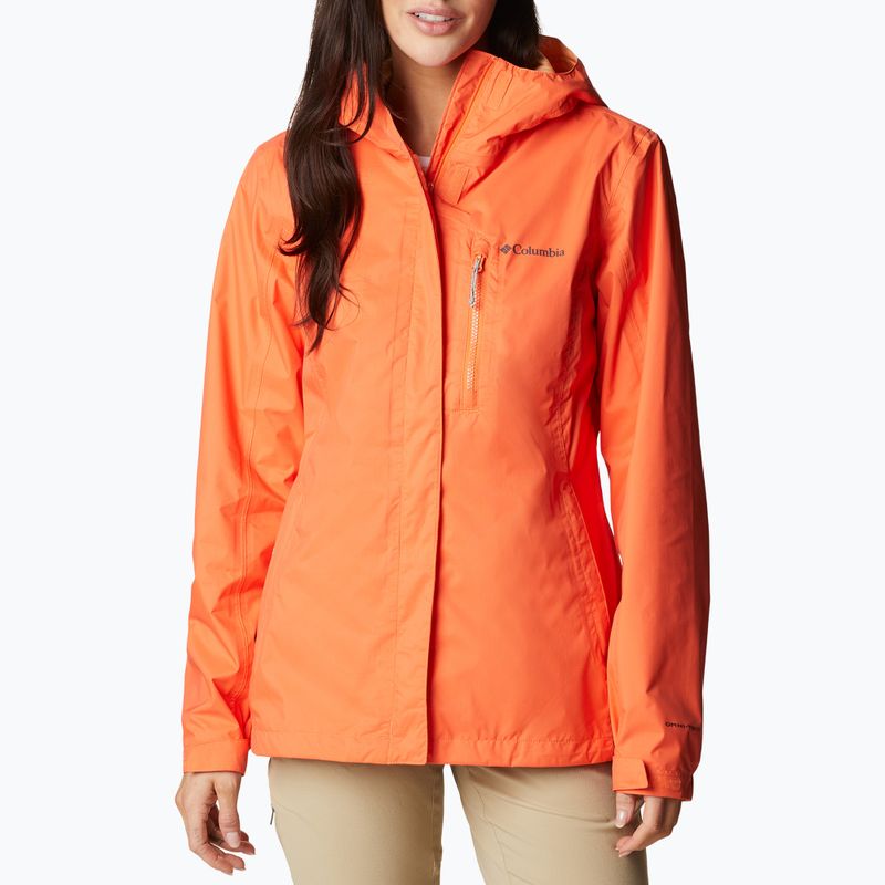 Giacca da pioggia Columbia Pouring Adventure II donna arancio tramonto 5