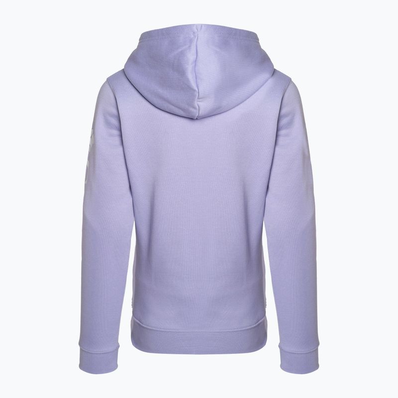 Felpa Columbia Trek Graphic Hooded donna con logo smerigliato viola/bianco per il trekking 5