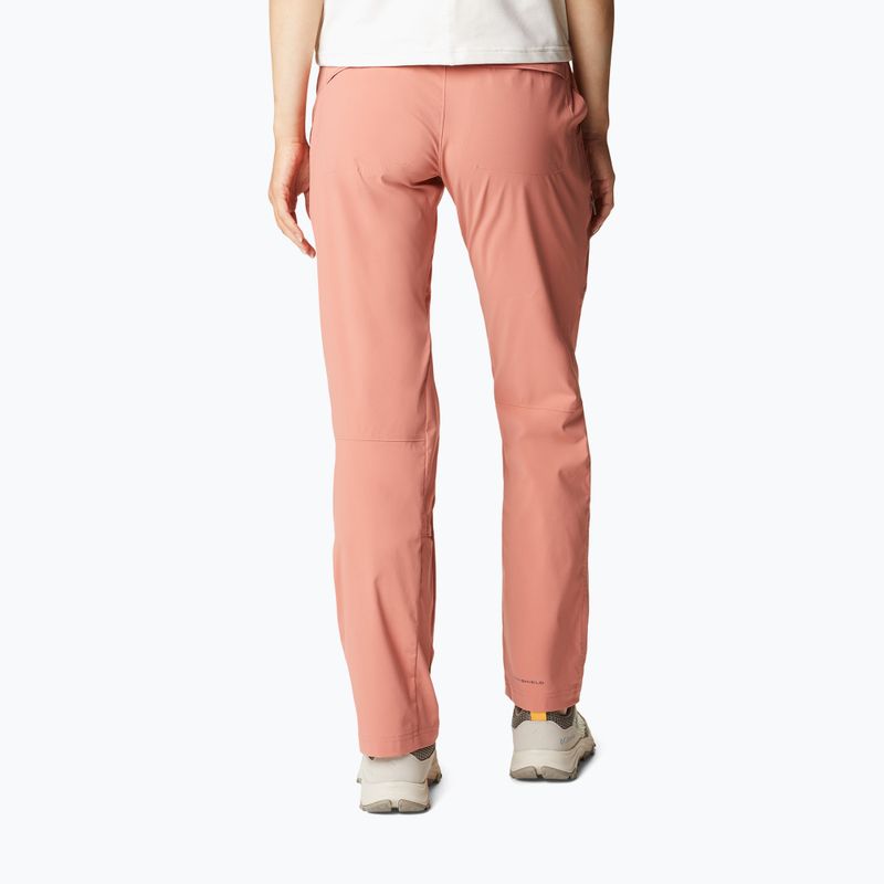 Pantaloni da trekking Columbia Saturday Trail EU da donna corallo scuro 2