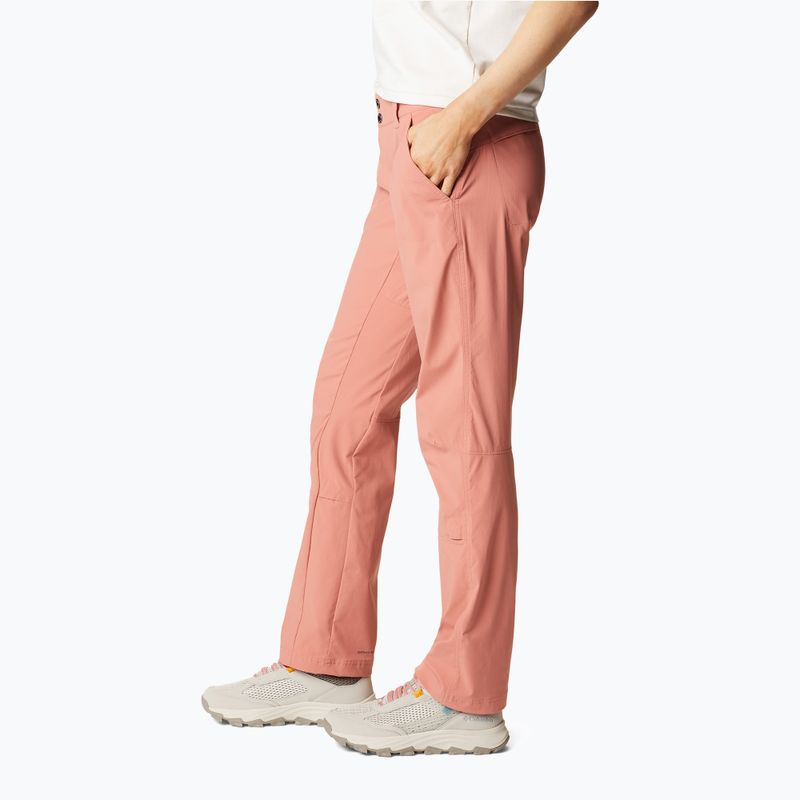 Pantaloni da trekking Columbia Saturday Trail EU da donna corallo scuro 3