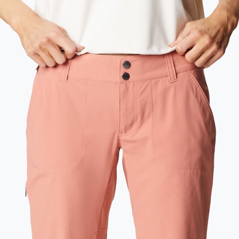 Pantaloni da trekking Columbia Saturday Trail EU da donna corallo scuro 5